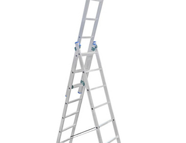 Лестница алюминиевая трехсекционная 8 ступеней LadderBel LS308  РБ