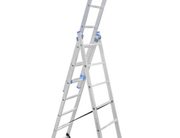 Лестница алюминиевая трехсекционная 7 ступеней LadderBel LS307  РБ