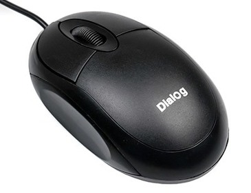Мышь MOC-10U Dialog Comfort Optical - 3 кнопки + ролик прокрутки, USB