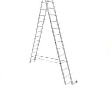 Лестница алюминиевая двухсекционная 14 ступеней LadderBel LS214  РБ