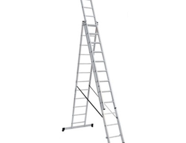 Лестница алюминиевая трехсекционная 12 ступеней LadderBel LS312  РБ