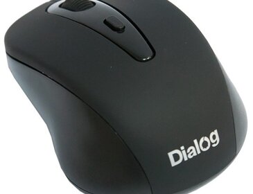 Мышь MROP-05U BLACK Dialog 2.4G Optical - 3 кнопки + ролик прокрутки, USB